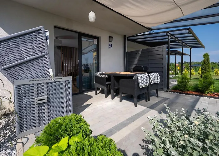 Nyaraló Apartdomek41 Morska Przystan, Sauna - Prestiz Dla Wymagajacych Jastrzębia Góra